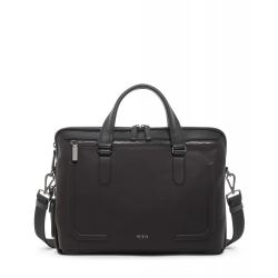 Портфель кожаный Sycamore Slim/Espresso Brown Bombe