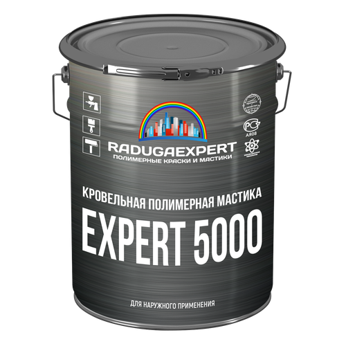 3 в 1! Полимерная жидкая гидроизоляция EXPERT 5000, 10 кг.