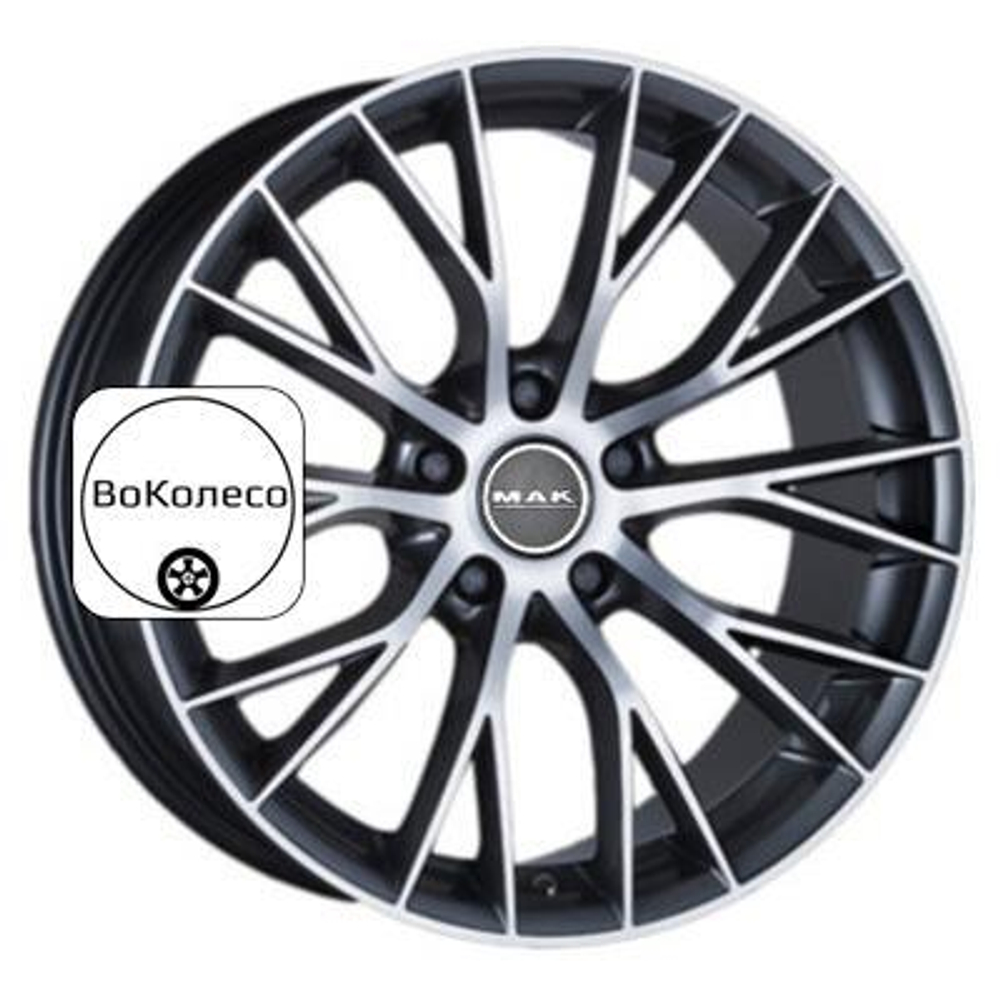 8x18/5x120 ET43 D72,6 Munchen Gunmetal Mirror Face MAK