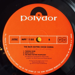Винтажная виниловая пластинка LP Chick Corea The Mad Hatter (Japan 1978) (No Obi)