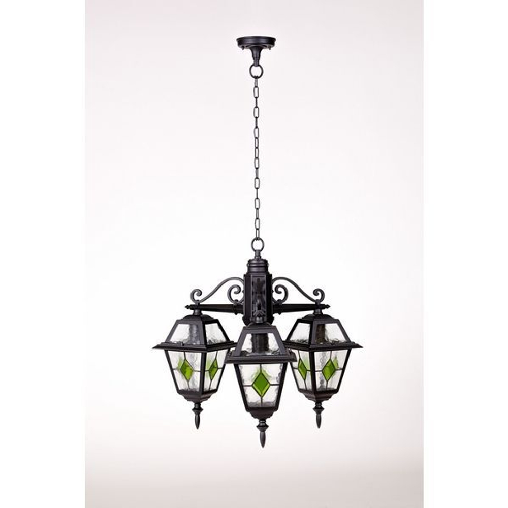 Подвесной светильник YAOHUA LUX FARO lead GLASS 91170/3 lgY Bl