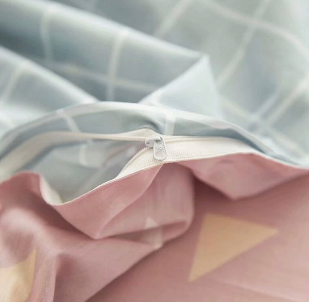 Постельное белье 1.5 Полуторка Сатин Детское Лошадки на сером