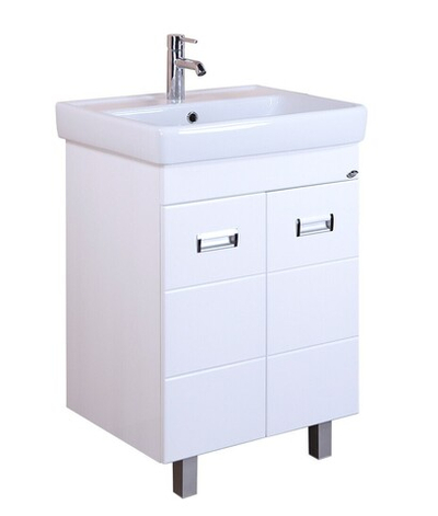 Тумба Onika БАЛТИКА-КВАДРО 55.10 с раковиной Santek ТИГОДА 55