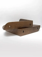 Комплект угловых полок. 2 штуки 25*25 см