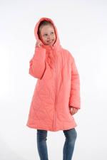 Стильная детская куртка для девочек Buba Flamingo (оверсайз)