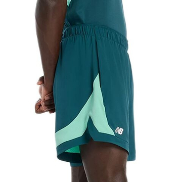 Мужские теннисные шорты New Balance Tournament Novelty - teal