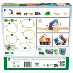 Железная дорога BRIO - Стартовый набор "Кран" 36028 / артикул   36028  / GTIN 7312350360288