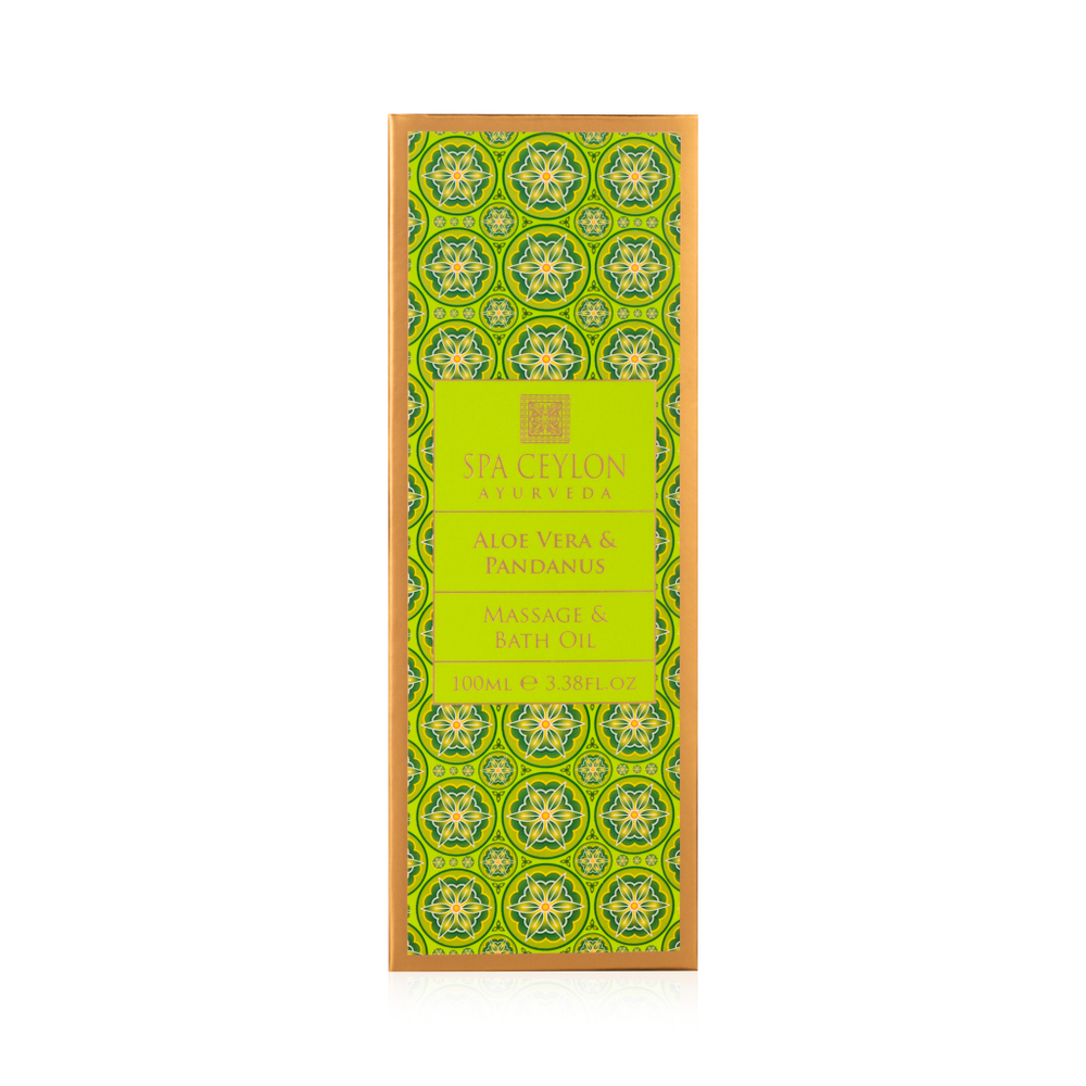 Масло для ванны и массажа "АЛОЭ ВЕРА И ПАНДАН" (100мл)