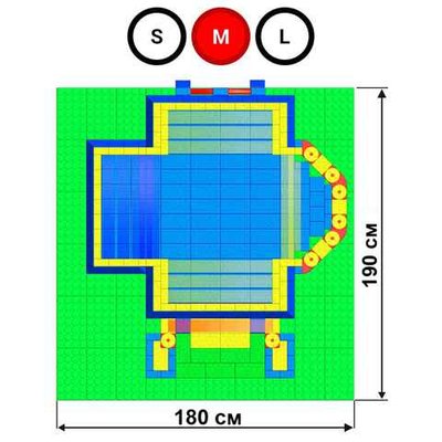 Набор GigaBloks 7,5: Дворец на платформе