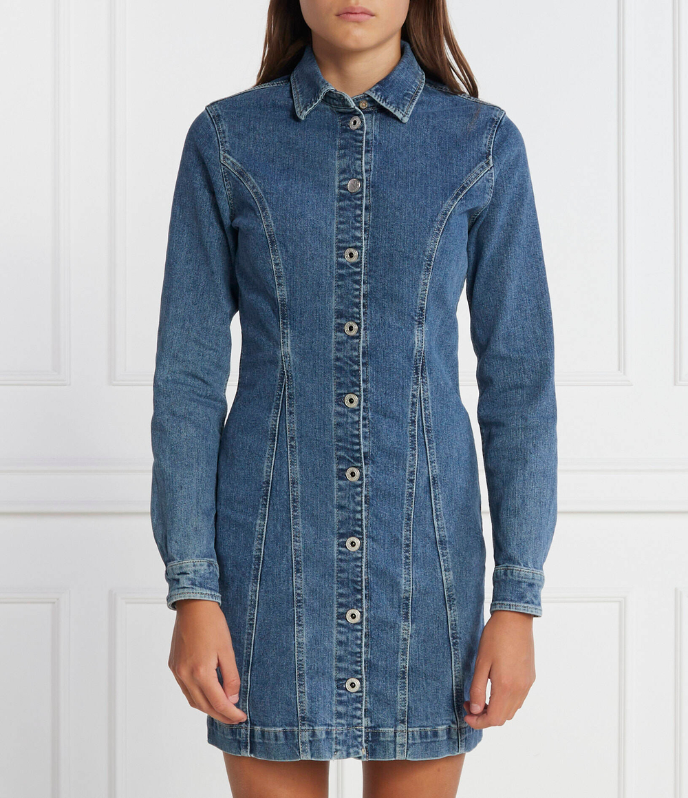 Платье yoni Pepe Jeans London - голубой(PL953379)