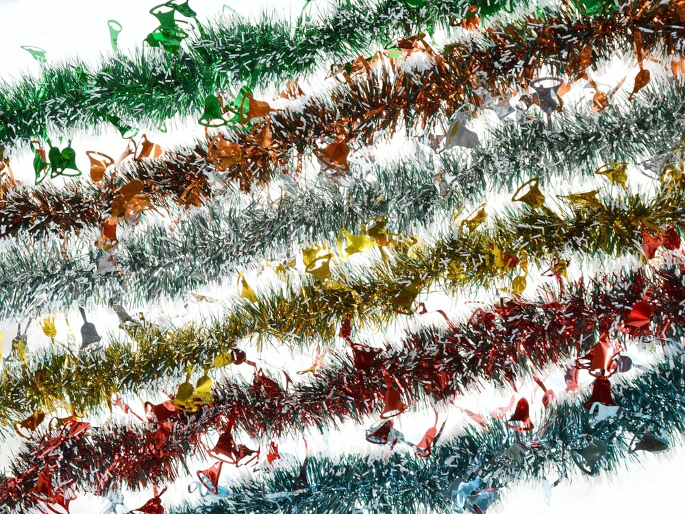 Мишура новогодняя 2м*6см "Колокольчик" микс цветов