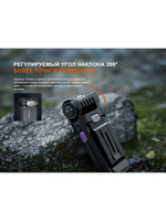 Фонарь Fenix многофункциональный SW05R-RED с красной подсветкой, черный