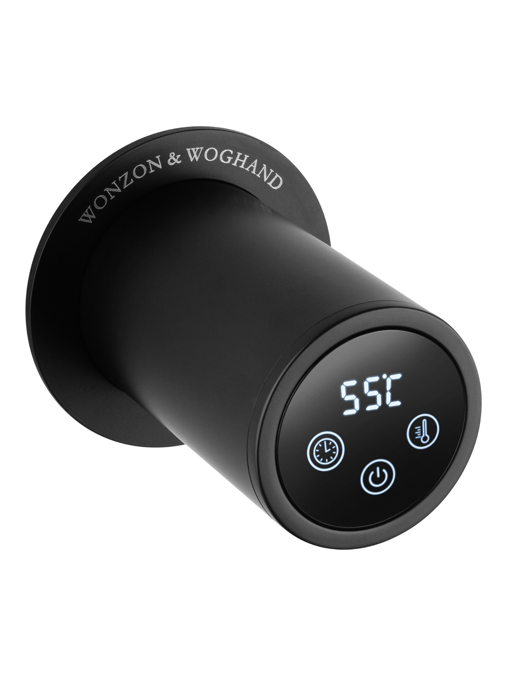 Полотенцесушитель электрический встраиваемый WONZON & WOGHAND HAMBURG, Черный матовый (WW-AL315-MB)