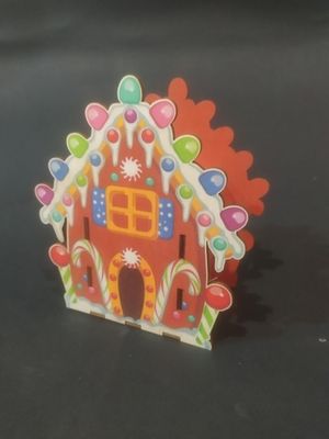 Имбирный домик (копилка-карандашница)