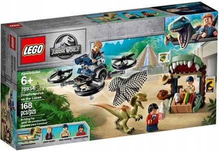 Конструктор LEGO Jurassic World 75934 Дилофозавр на свободе