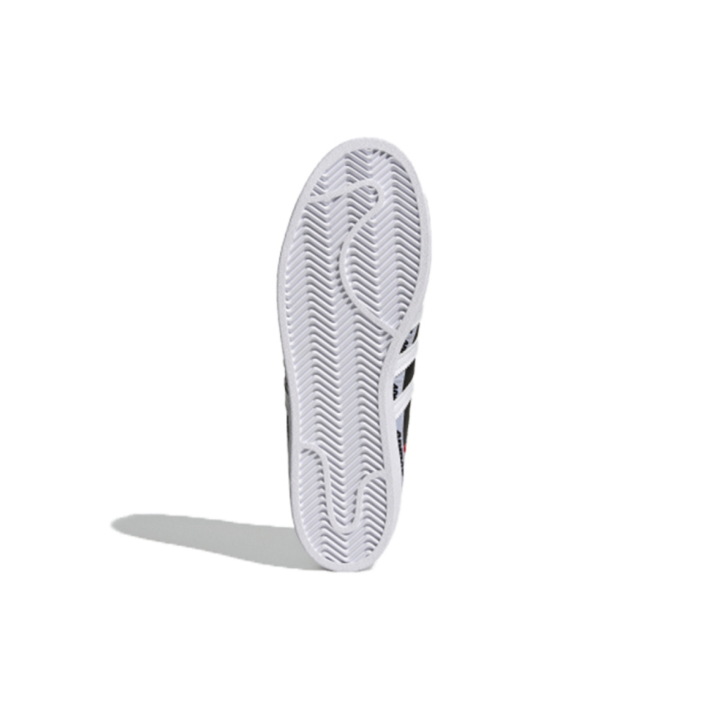 Кроссовки Adidas Originals Superstar Wordmark Heel Stripe Core Black