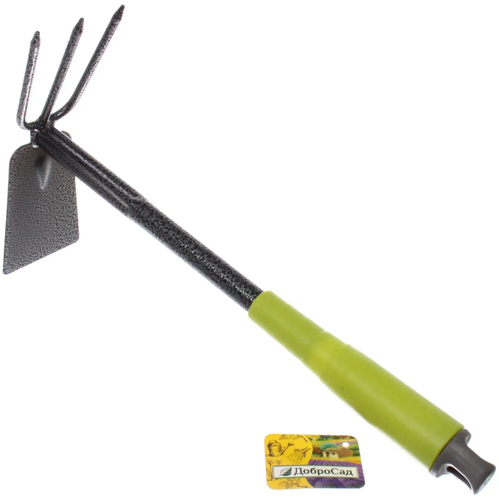 Мотыжка комбинированная «Садовник» 36см пластиковая ручка ДоброСад