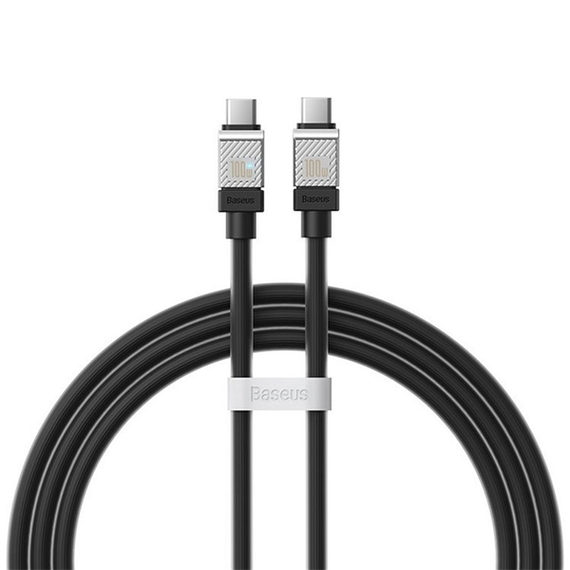 Кабель Baseus Coolplay Series Fast Charging Cable USB Type-C to USB Type-C 100W 1 м черный (CAKW000201)