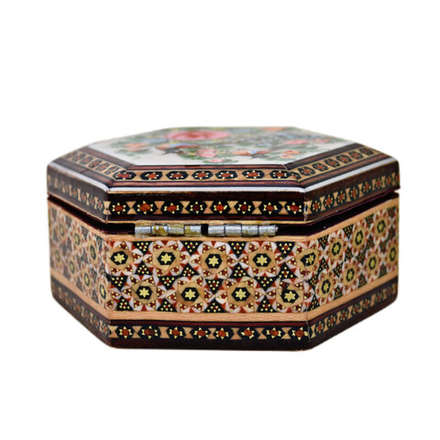 Шкатулка Хатам Кари 342 (khatam-kari) сувенир из Ирана в технике хатамкари