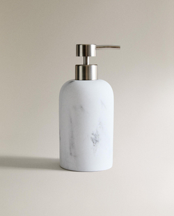 Zara Home дозатор для жидкого мыла, мрамор, серый