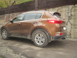Фаркоп под квадрат для KIA Sportage 4, 2016-2018, Бизон.FA 0994-E