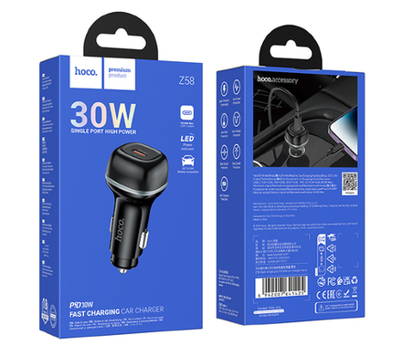 Z58 Rank single port PD30W car charger