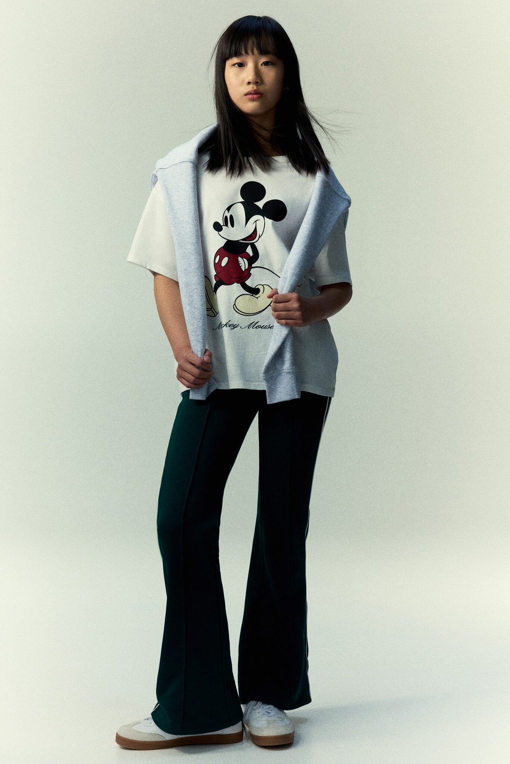 H&M Футболка с принтом, белый