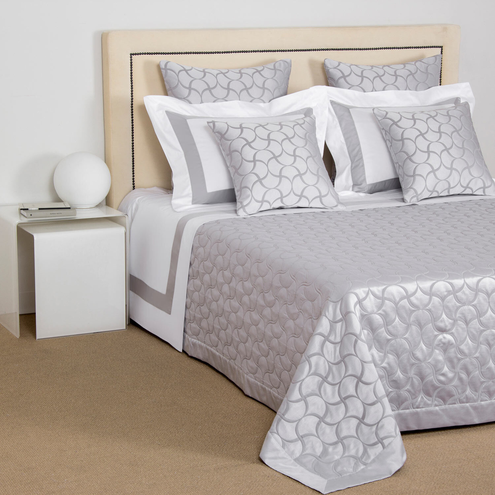 Наволочка Frette Lux Tile Grey Cliff (50 x 50 см)
