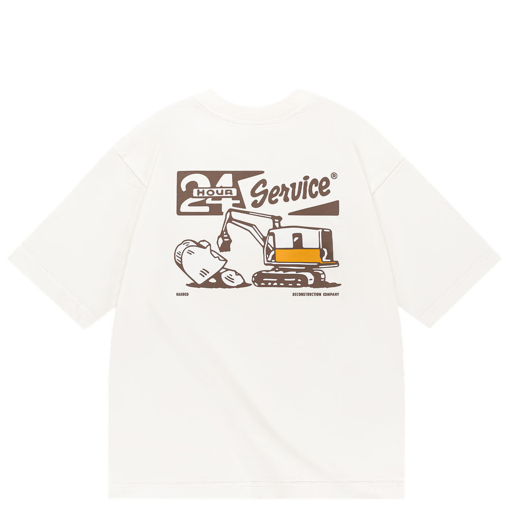 Футболка HAIDED DECONSTRUCTION Ecru