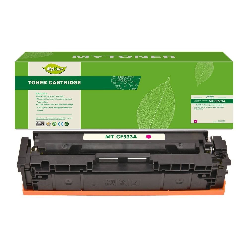 Картридж MyToner, аналог HP CF533A/205A красный 0.9k с чипом (для прошивок до 21.10.22)