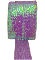 Тесьма эластичная пайтки ш-7см сиреневый 1м