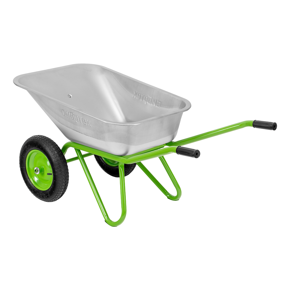 Тачка садово-строительная Сибртех 2-х колесная, грузоподъемность 230 кг, объем 110 л