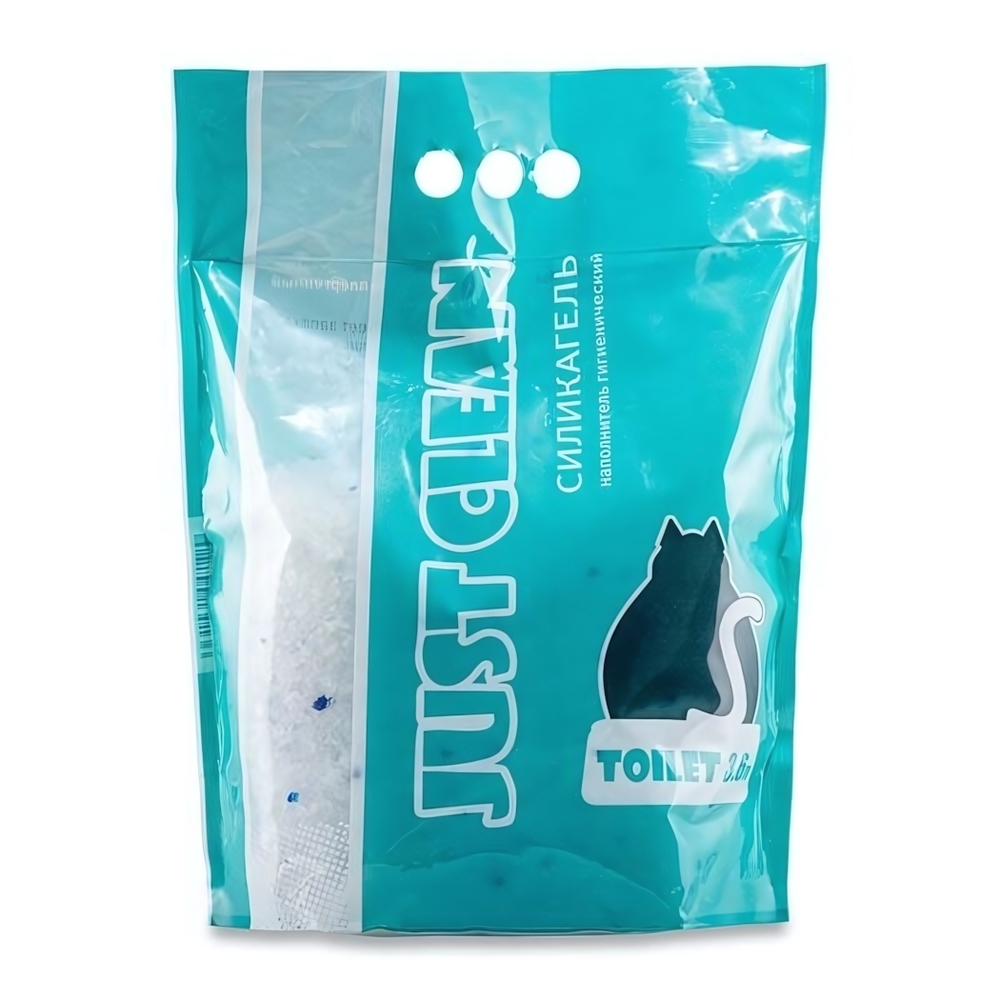 Наполнитель Just Clean силикагелевый 3,6 л. пл.пакеты