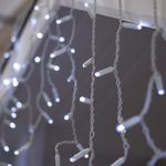 Уличная гирлянда бахрома 220 В / 2.4*2.2 м / пвх / 184 led / IP 65