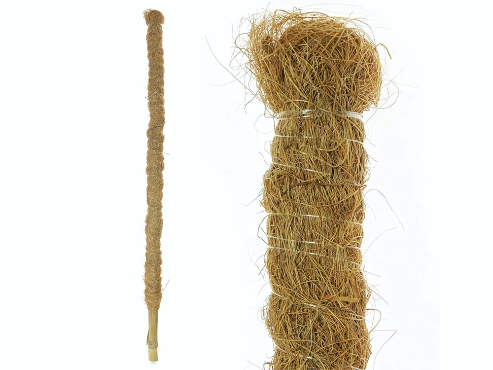 Опора для цветов 60см d-25см с кокосовым волокном