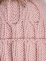 Шапка зимняя для девочки на завязках и снуд