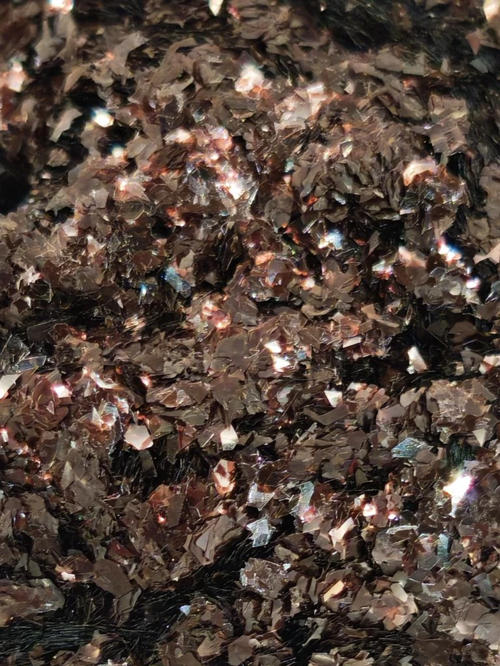 Хлопья - слюда 88303 Шоколадный прозрачный глянец - для литья изделий и творчества