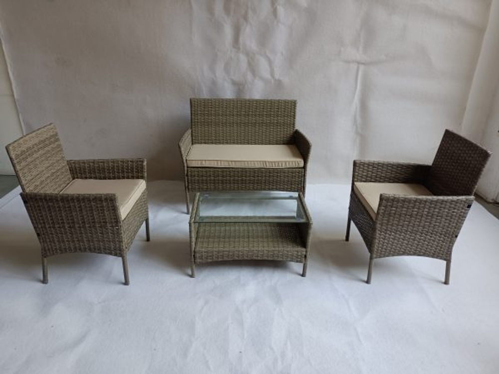 Комплект плетеной мебели из ротанга Падуя «Paduja» — Greige