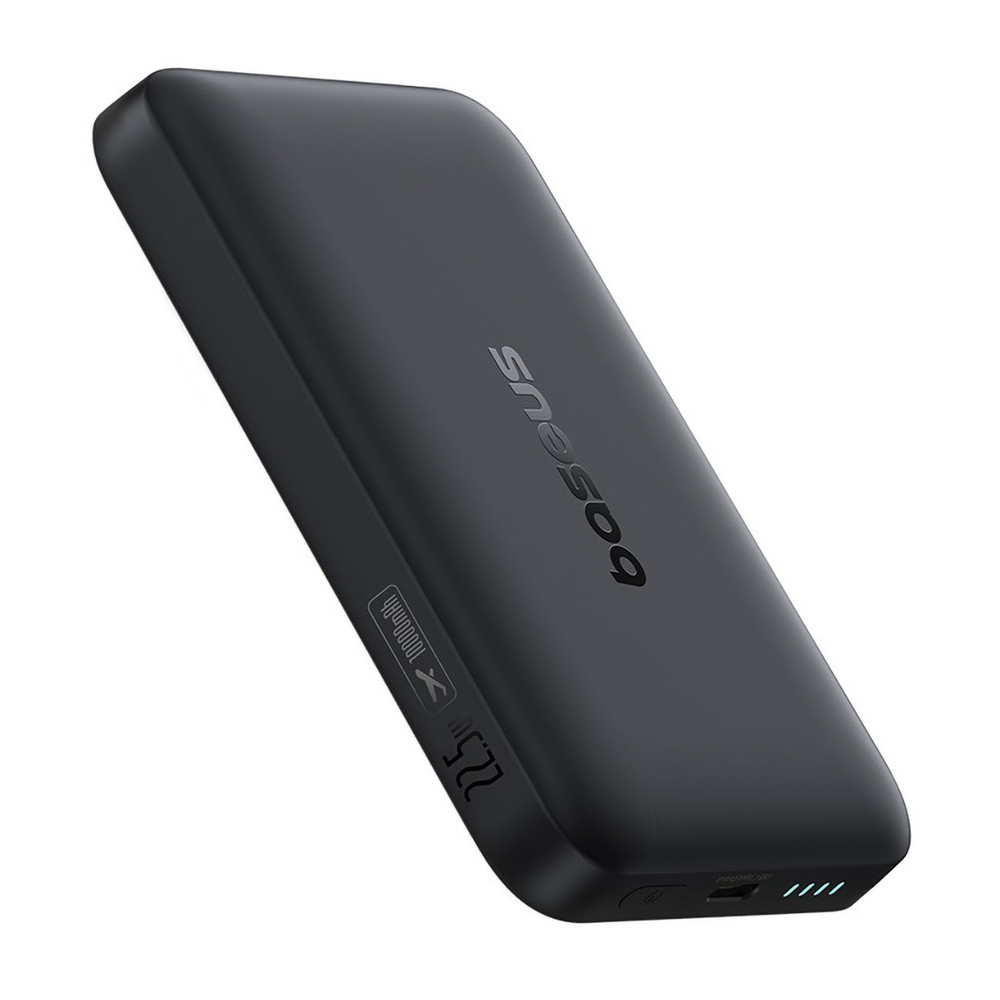Внешний аккумулятор + Беспроводная зарядка Baseus EnerFill FM11 Ultra-Mini Magnetic C+Qi 10000mAh 22.5W (MagSafe)