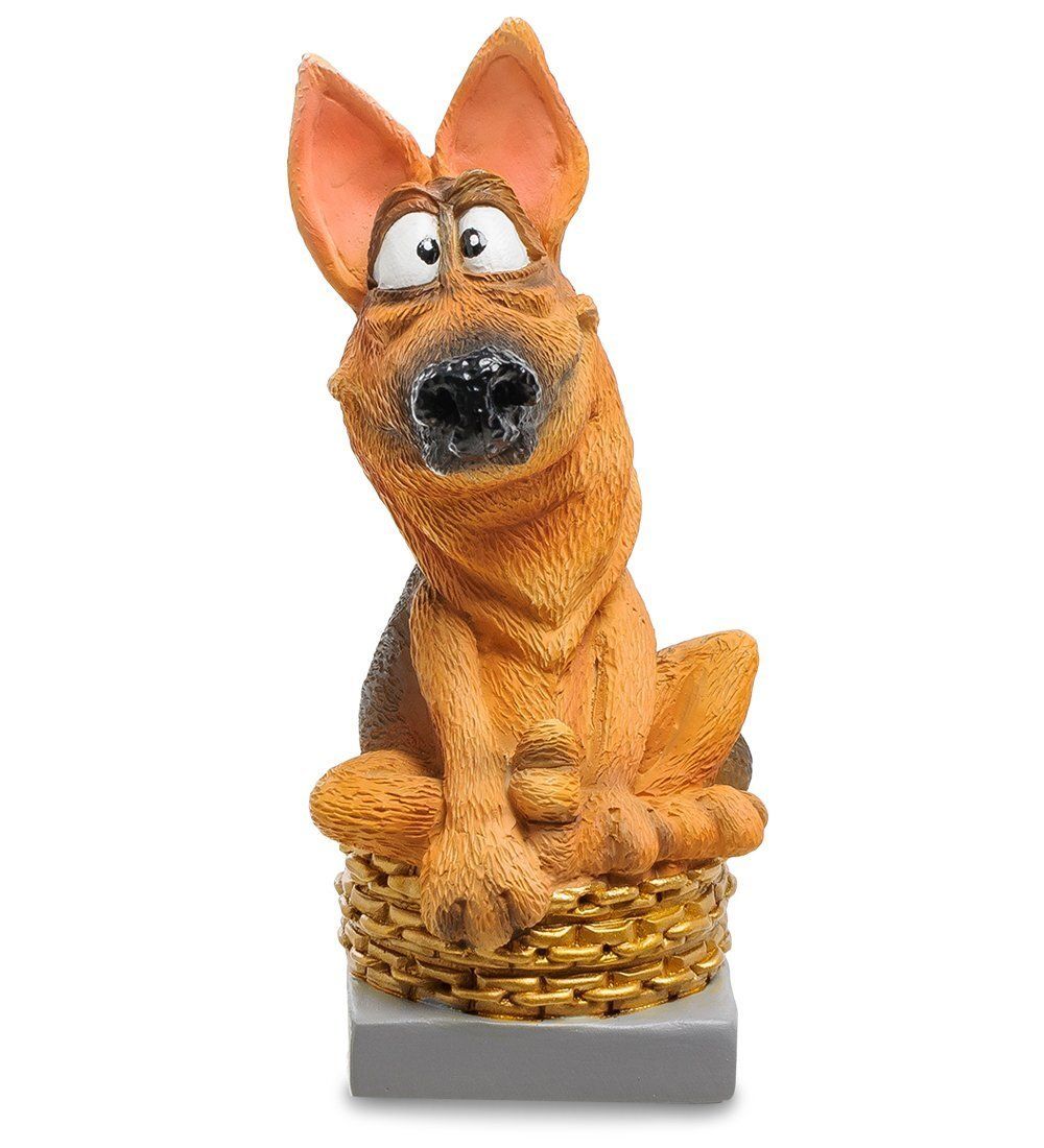 RV-906 Статуэтка Собака Немецкая овчарка «Желаю роскошного окружения» (W.Stratford)