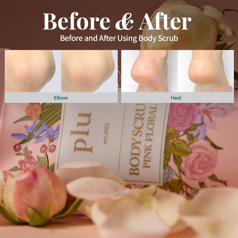 Скраб для тела PLU Original Body Scrub Pink Floral 200 г.