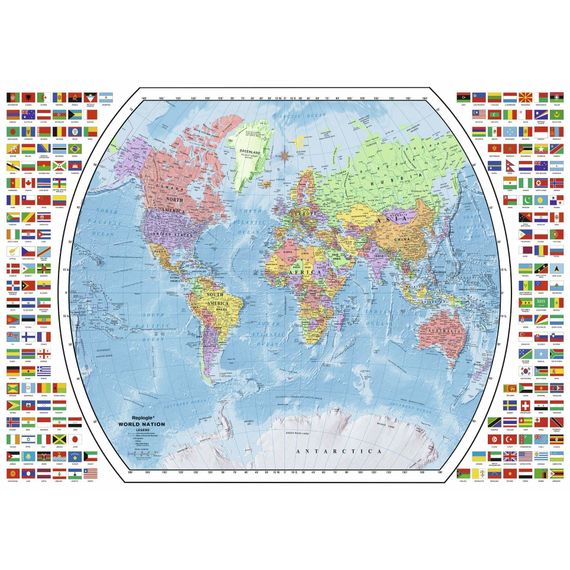 Puzzle Political World Map 1000p