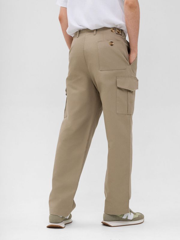 Брюки Карго Long Бежевые - фото 5