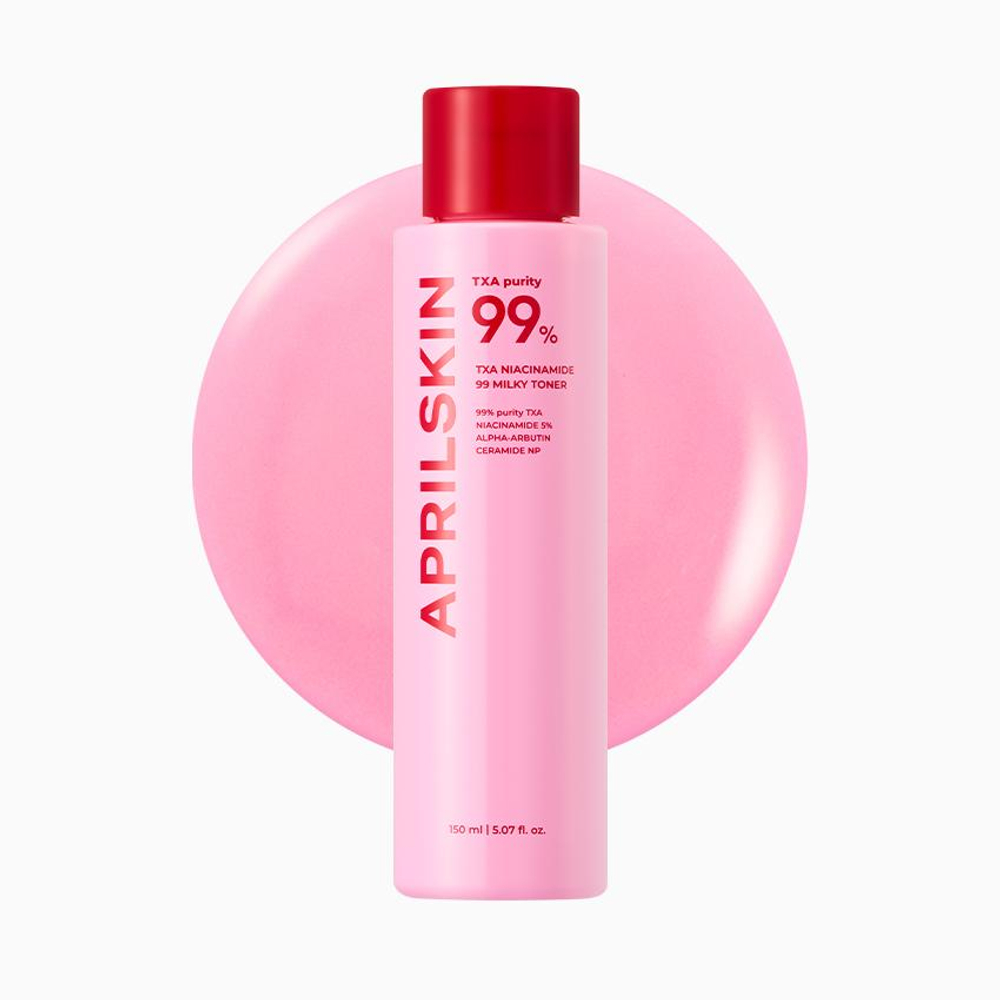 [APRILSKIN] TXA Niacinamide 99 Milky Toner - Тонер молочный осветляющий, 150 мл