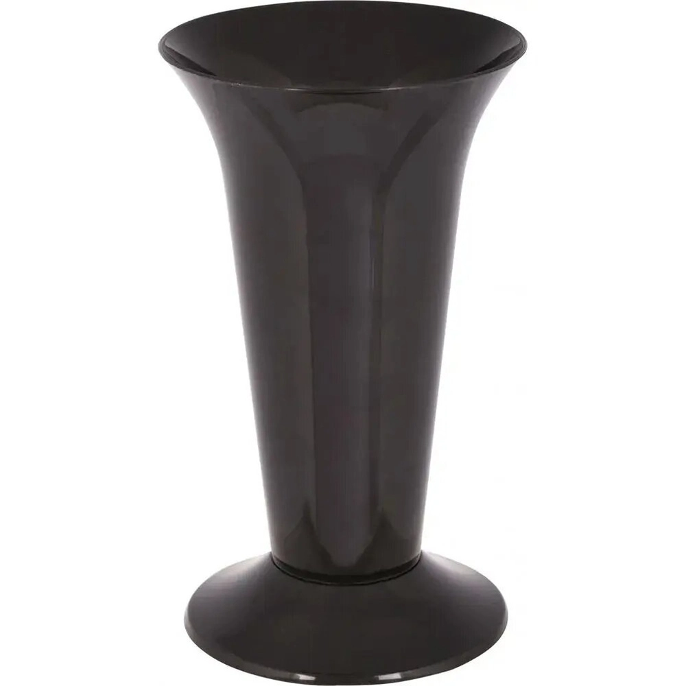 Ваза д/цветов под срезку Д129мм,В217мм (черный)