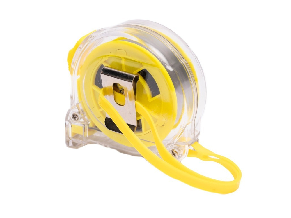 РУЛЕТКА OSKAR 5М*19ММ ПРОЗРАЧНАЯ ХРОМ OMT519