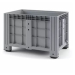 Контейнер 1200х800х800 мм перфорированный на ножках, арт. SDBOX 1208 P серый, код: 13896