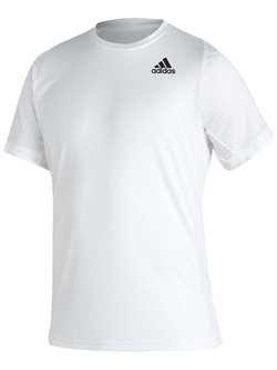 Футболка мужская теннисная Adidas Tennis Freelift T-Shirt M - white/black