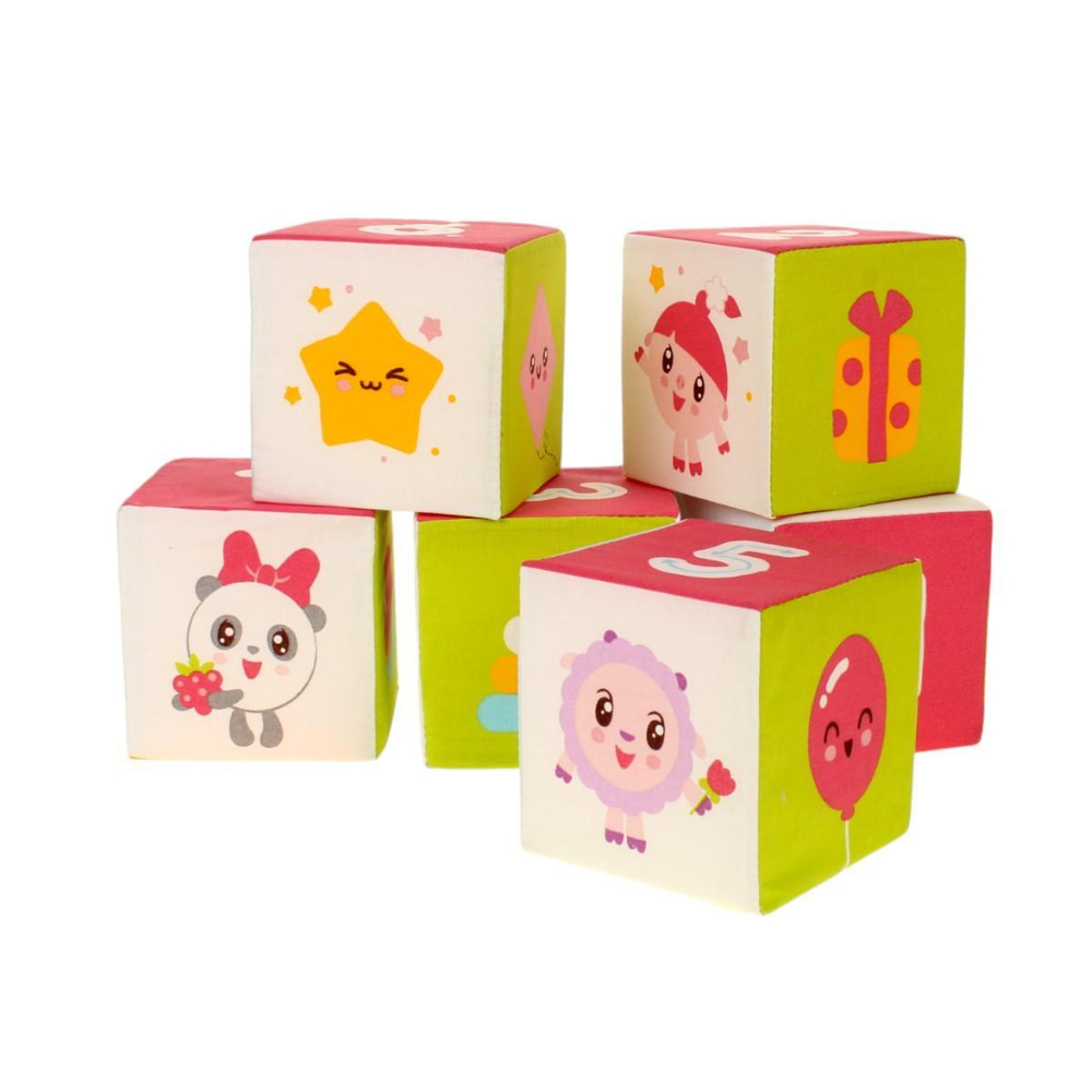 Кубики "Малышарики. Формы, цвета" (Мякиши)