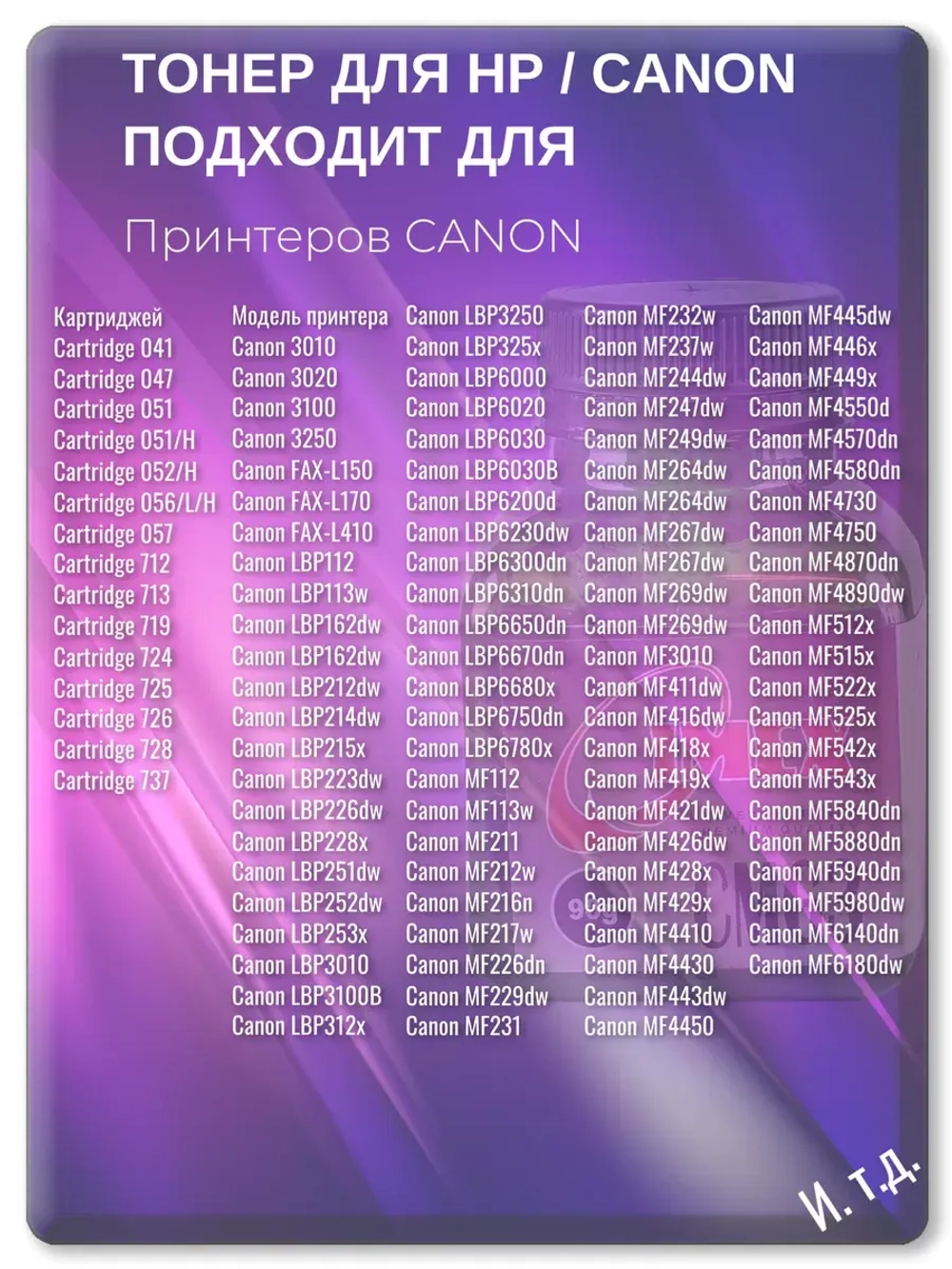 CMG3 Тонер универсальный Premium для HP и Canon